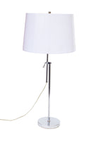Adjustable Chrome Floor Lamp and Table Lamp Set