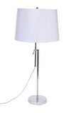 Adjustable Chrome Floor Lamp and Table Lamp Set