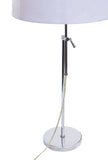 Adjustable Chrome Floor Lamp and Table Lamp Set