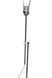 Adjustable Chrome Floor Lamp and Table Lamp Set