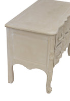 French Provincial White 2 Drawer Nightstand or Chest Dresser by Baker Furniture