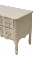 French Provincial White 2 Drawer Nightstand or Chest Dresser by Baker Furniture