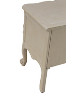 French Provincial White 2 Drawer Nightstand or Chest Dresser by Baker Furniture