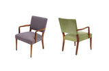 Pair of Walnut Armchairs by Stow & Davis