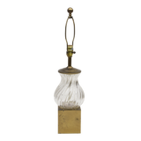 Brass and Glass Table Lamp by Chapman Lighting
