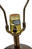 Brass and Glass Table Lamp by Chapman Lighting