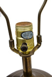 Brass and Glass Table Lamp by Chapman Lighting