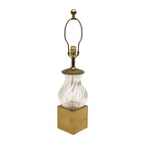 Brass and Glass Table Lamp by Chapman Lighting