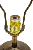 Brass and Glass Table Lamp by Chapman Lighting