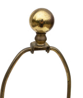 Brass and Glass Table Lamp by Chapman Lighting