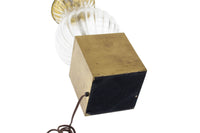 Brass and Glass Table Lamp by Chapman Lighting