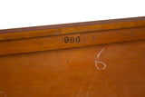 Pair of Art Deco Twin Headboards in Exotic Flame Walnut