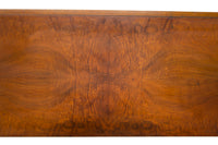 Pair of Art Deco Twin Headboards in Exotic Flame Walnut