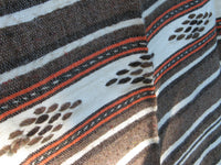 Vintage Handwoven Wool Throw or Wall Hanging