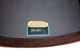 Velvety Brown Barrel Chair by Selig