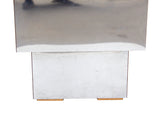 Pair of Mirrored Stepped End Tables, Ziggurat Style