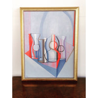 'Still Life in Red and Blue' by Joseph Mellor Hanson