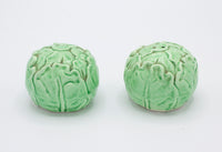 Ceramic Cabbage Salt and Pepper Shakers Made in Japan