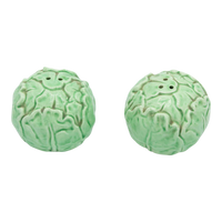 Ceramic Cabbage Salt and Pepper Shakers Made in Japan