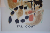 Pierre Tal Coat Framed Lithograph Print From Galerie Maeght - 28 x 36