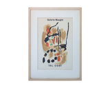 Pierre Tal Coat Framed Lithograph Print From Galerie Maeght - 28 x 36