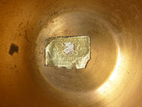 Vintage Jeweler's Bronze Footed Bowl Made by Aztec Original Golden Ware