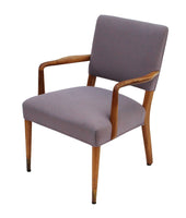 Pair of Walnut Armchairs by Stow & Davis