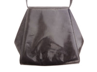 KURT GEIGER Origami Style Grey Leather Crossbody Handbag Made in Italy