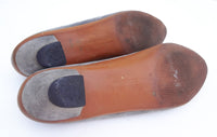 Vintage Magic Sole Grey Suede Loafer Wedge Sz 10 Fits 9.5