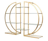 Milo Baughman Brass Two Part Etagere