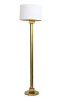 Minimal Geometric Brass Floor Lamp