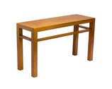 Henredon Parsons Console Table in Faux Tortoise Finish