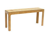 Olive Burl Console Table by Henredon