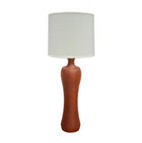 Hand Turned Table Lamp in Solid Teak
