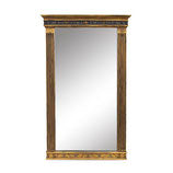 Elegant Classical Mirror with Fluted Sides by John Widdicomb