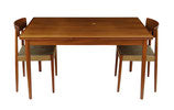 Danish Teak Draw Leaf Dining Table