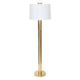 Modernist Brass Floor Lamp by Koch + Lowy
