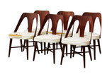 Midcentury Walnut Dining Chairs by Lawrence Peabody for Richard Nemschoff, s-6