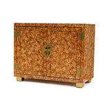 Faux Tortoise Cabinet by Henredon