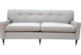 Classic Mid-Century Tufted Sofa after Dunbar 69 W