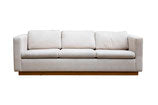 Modern Sofa with an Oak Plinth Base