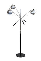 Robert Sonneman Triennale Style Chrome Floor Lamp