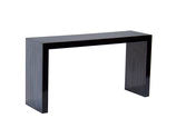 Parsons Console Table with a Black Tonal Stripe