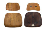 Rosewood Eames DCM Bent Plywood Chair Parts