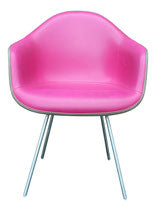 Eames Arm Shell Chair in Pink