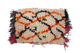 Moroccan Berber Azilal Pillow Sham in an Ivory Diamond Pattern