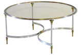 Jansen-Style Round Cocktail Table