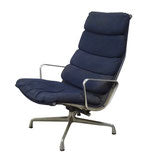 Eames Soft Pad Lounge Chair in Navy