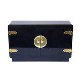 Mastercraft Cabinet in Black Lacquer