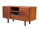 Jens Risom Walnut Credenza